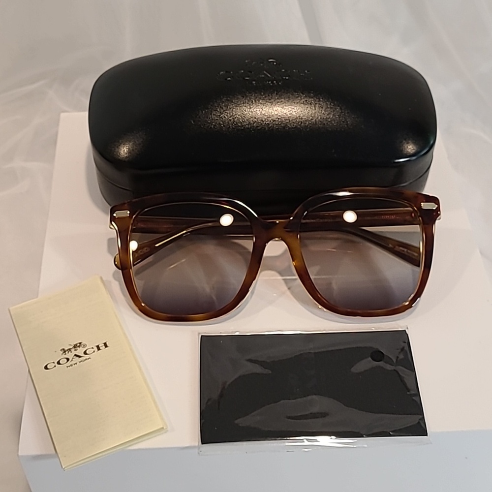 Coach Brown Gradient Sunglasses - image 7